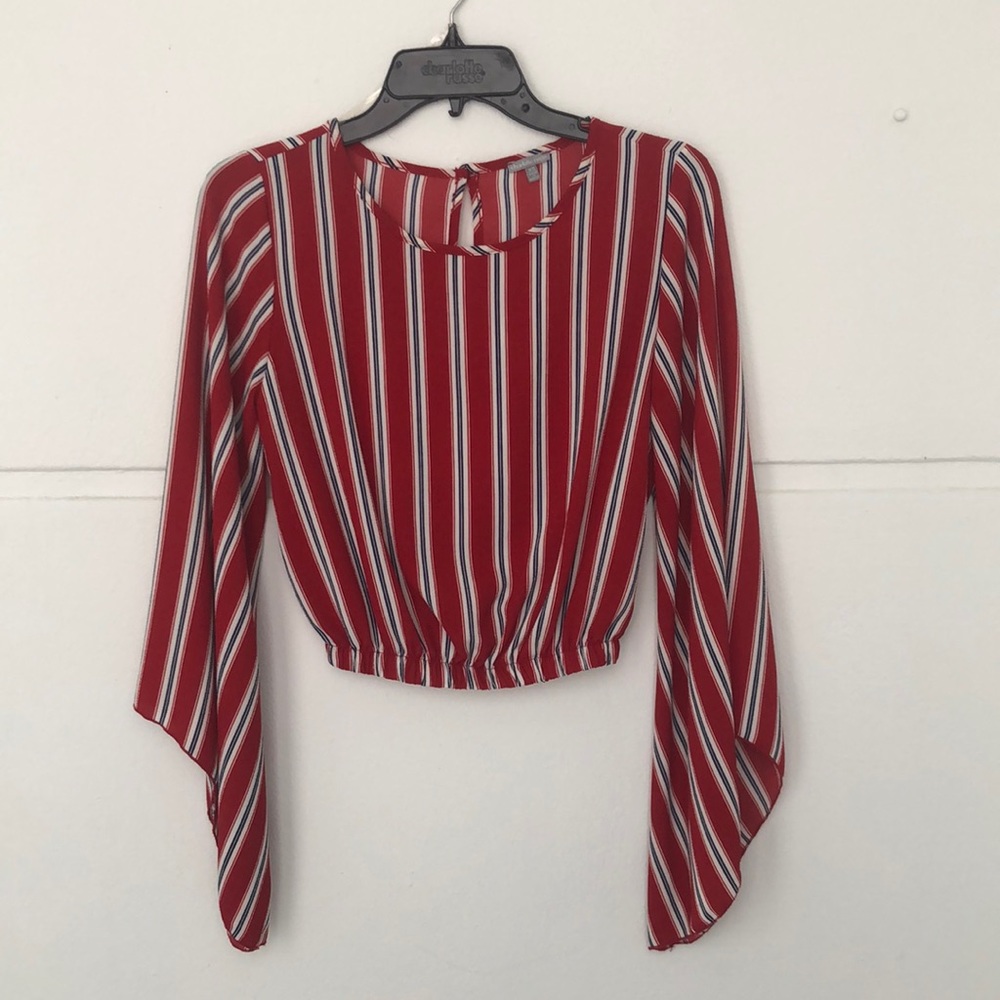 Red, White and Navy Blouse form Charlotte Russe